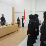 Prosesi pelantikan UKM Pers Lima Sidik pada, Jum'at 03/05/24